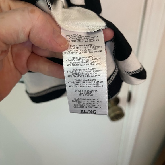 Anthropologie Everleigh Striped Peplum Swing Tee - Picture 4 of 9